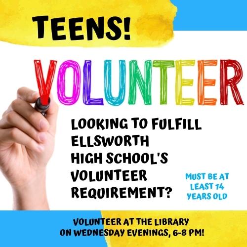 Teen Volunteer Position